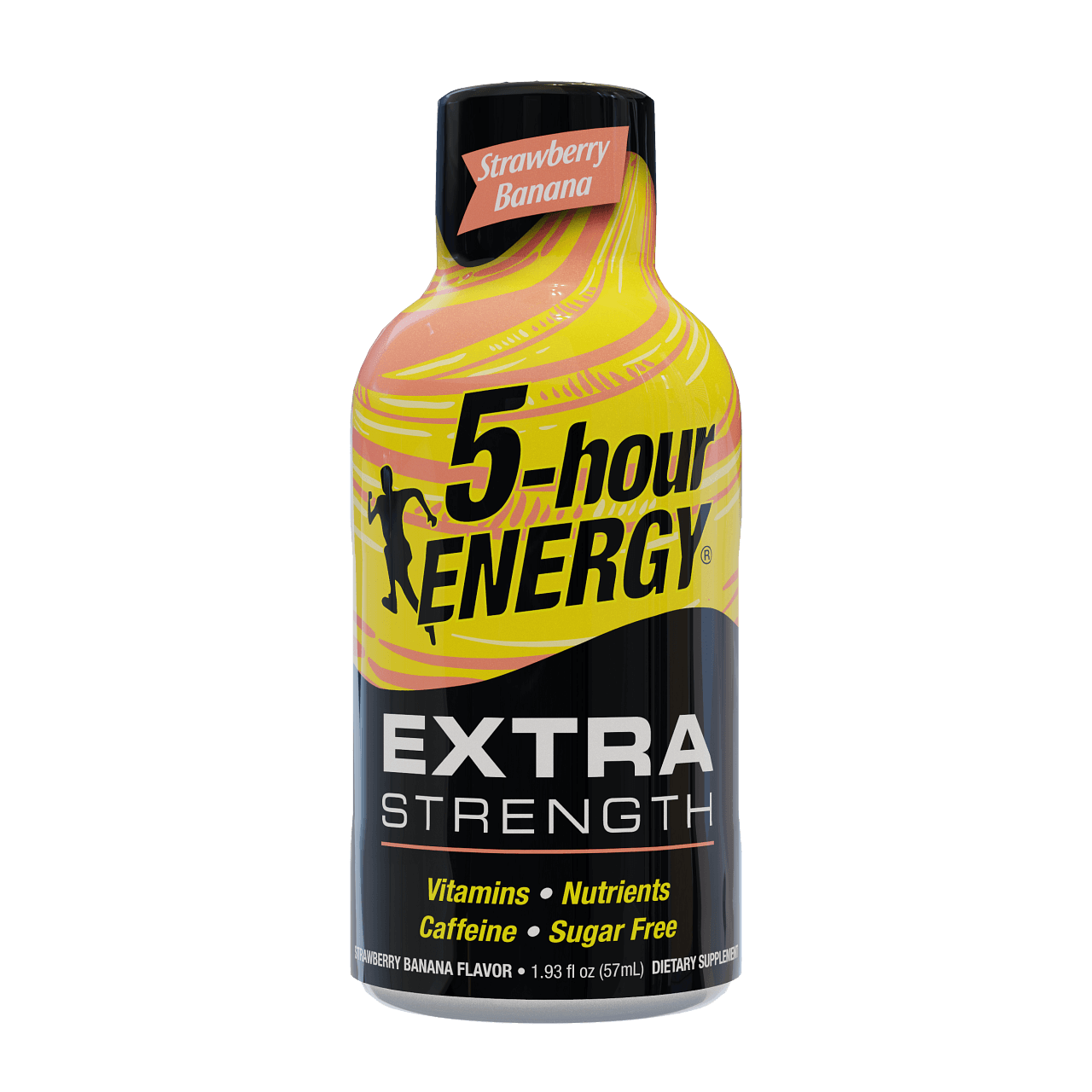 5 Hour Extra Strength Energy Shots- Strawberry Banana (12 per pack) | Item no.: 2128