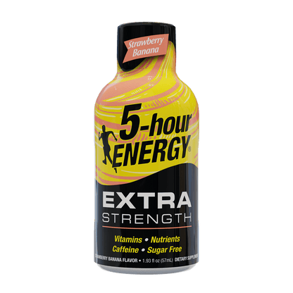 5 Hour Extra Strength Energy Shots- Strawberry Banana (12 per pack) | Item no.: 2128