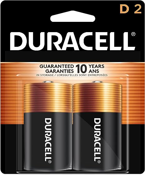 Duracell Battery D2 USA 1/6ct. | | Item No.: 47