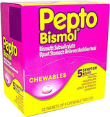 Pepto Bismol Dispenser - 32 Packs 4 Chewable Tablets | | Item No.: 222