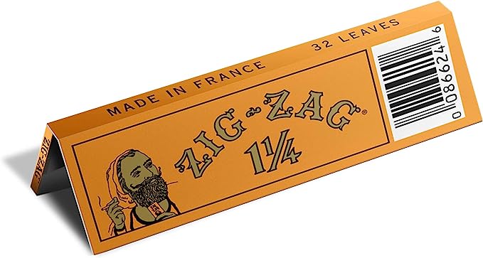 Zig Zag Orange 1 1 /4 Rolling Paper 24 booklets | Item no.: 81