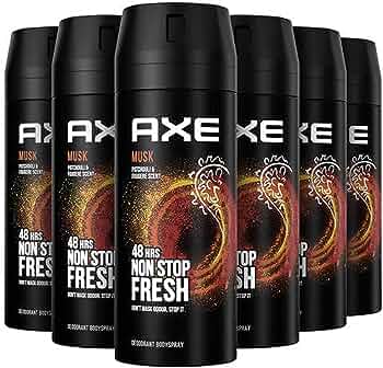 AXE body spray 150ml deodorant, variety of fragrances (pack of 6) | Item no.: 522