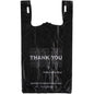 Kav Shopping Black Thank You Heavy-Duty Plastic bag | Item no.: 2125, 3260, 3261