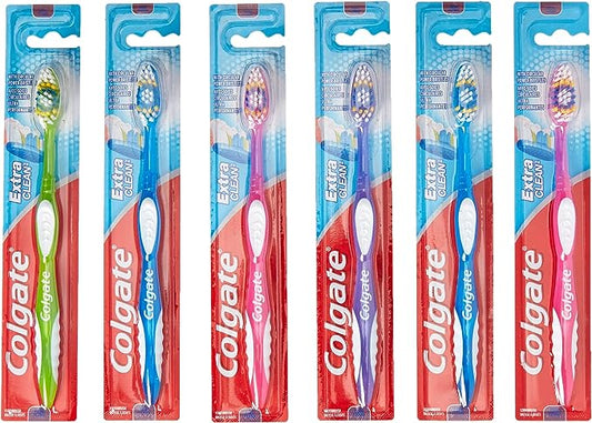 Colgate Extra Clean Toothbrush, 6 Count/ pack | Item no.: 1257