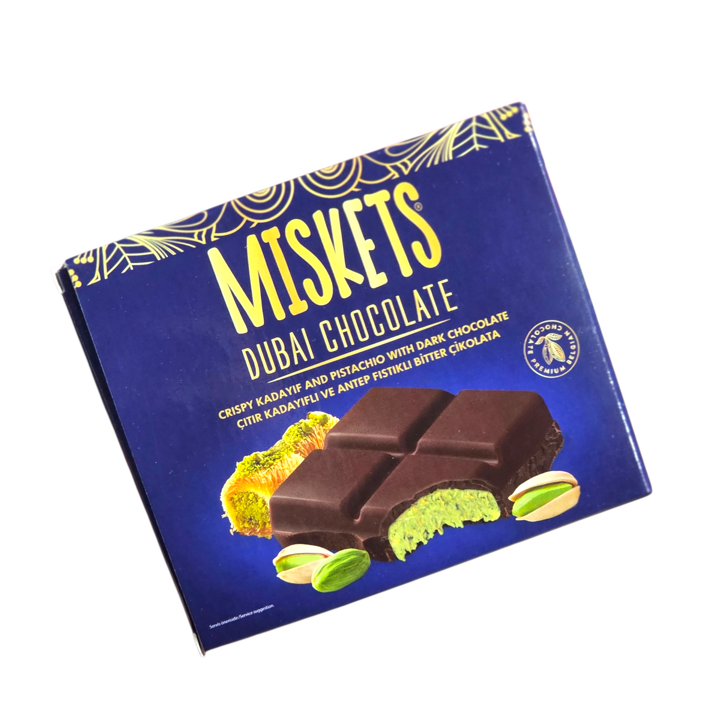 Miskets Dubai Dark Chocolate Medium 100g 12ct