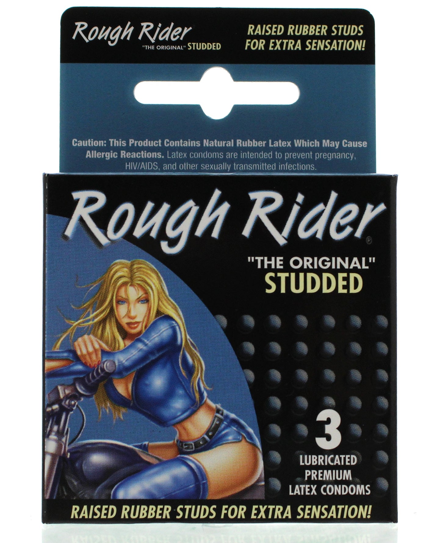 Rough Rider Condom Studded 6ct | Item No: 253