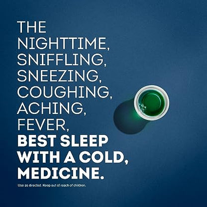 Vicks NyQuil Cold & Flu Nighttime Relief, 8 Fl Oz | Item No: 683