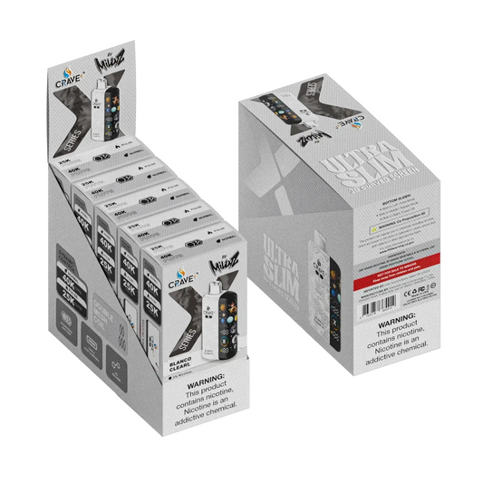 Crave X 40k (Blenco Clear) 3% Ultra Slim (5pk)