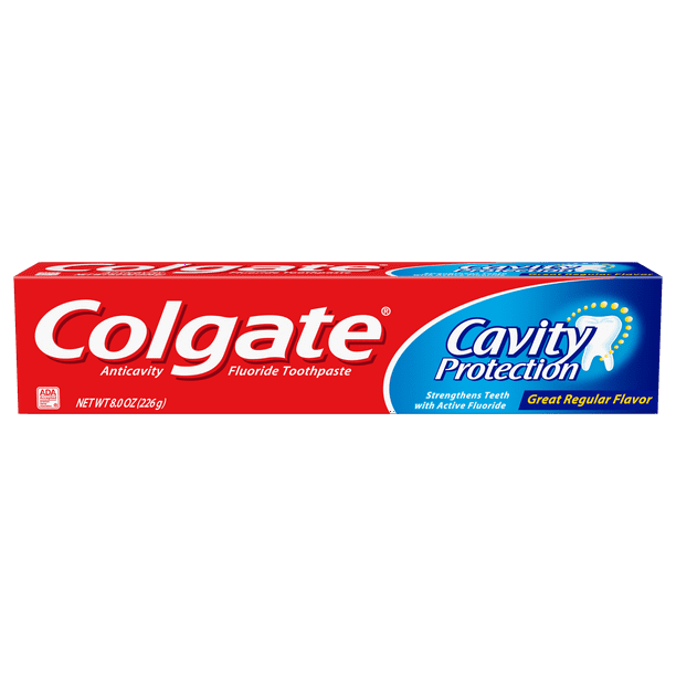 Colgate Cavity Protection Toothpaste Regular Flavor - 1 oz, 2.5 oz, 8 oz| Item no.: 835, 290, 199