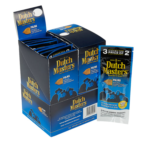 Dutch Master (3pk) Palma 20ct par Box | Item no.: 3850