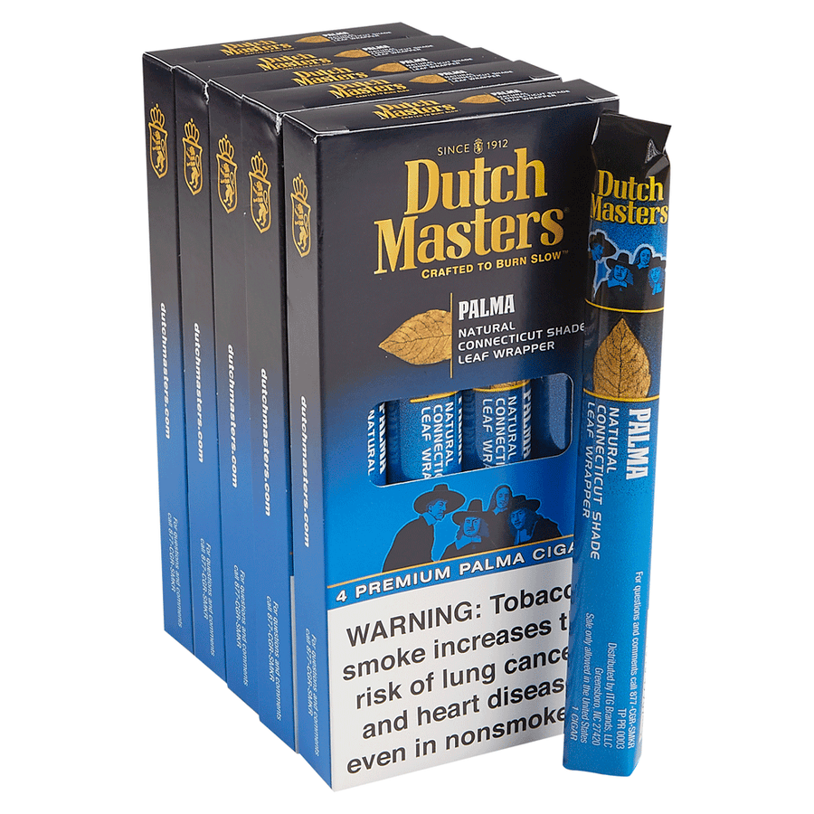 Dutch Master (4pk) Palma 5 par box | Item no.: 0027