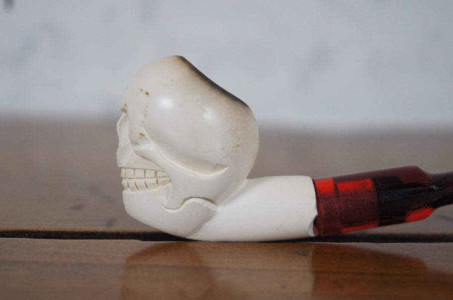 Ceramic Skull Smoking Pipe 1ct | Item no.: 1472