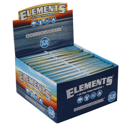 Elements Connoisseur Ultra-Thin King Slim + Tips | Item no.: 735WT