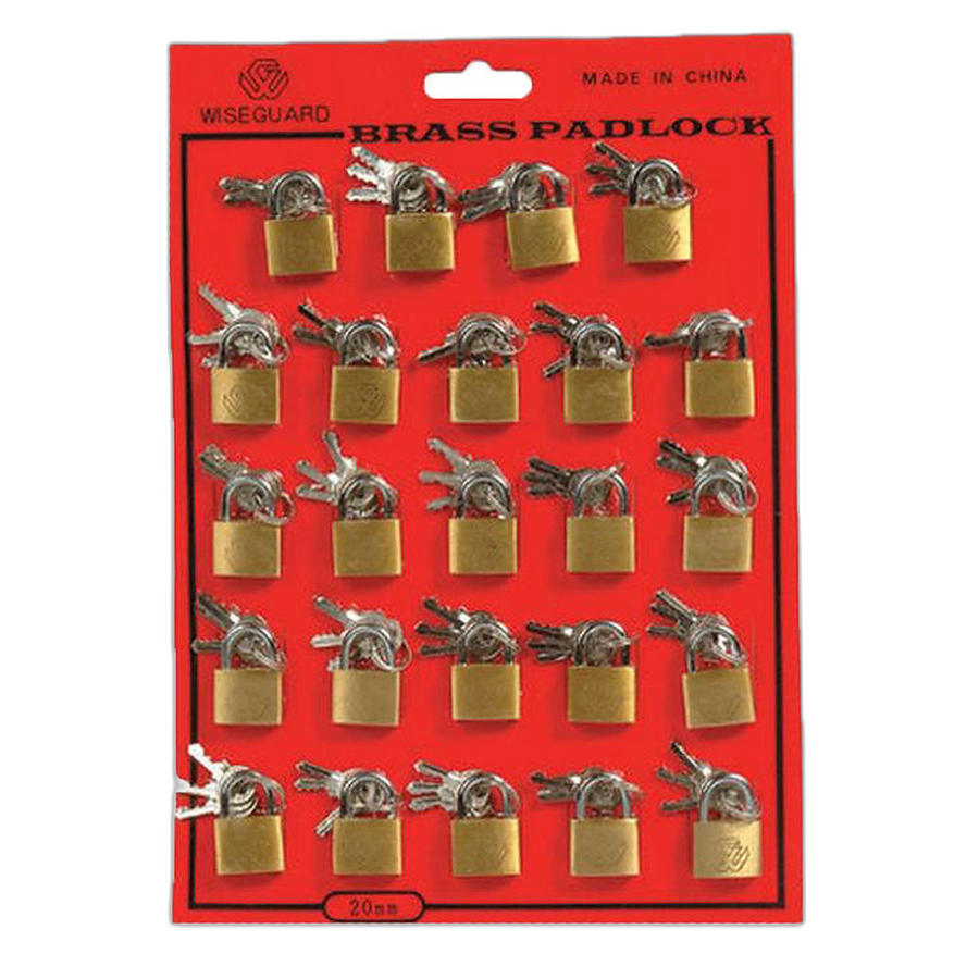 Brass Padlock 20mm 24ct | Item no.: 1833