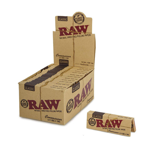 Raw Paper + tip (1-1/4 Connoisseur) 24ct | Item No.: 99