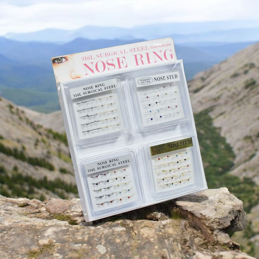 NOSE Rings 48x4 set Sterling 192ct. | item no.: