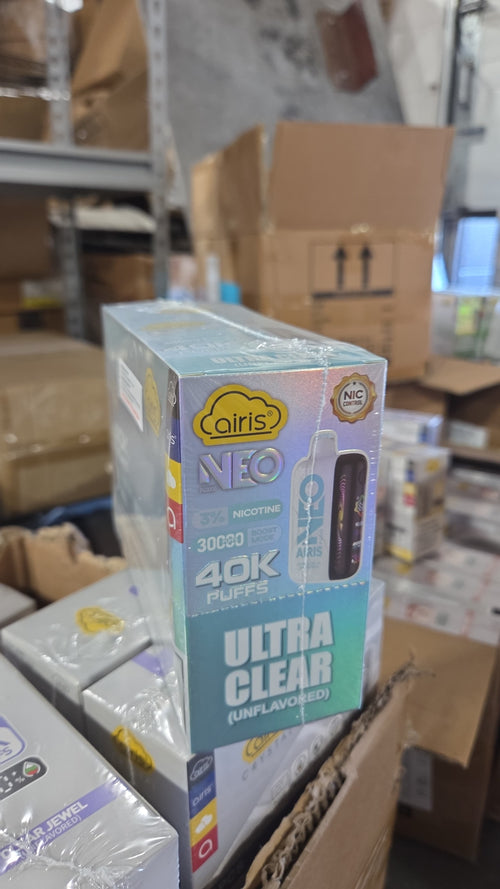 Airis NEO 40K Puffs Disposable Vape - Ultra Clear (Unflavored)