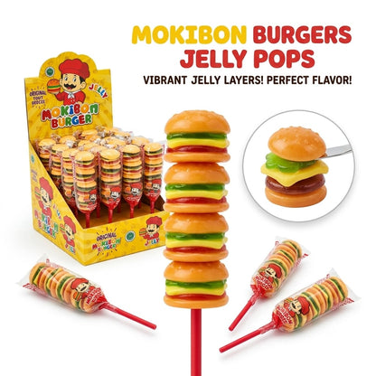Mokibon Burger Jelly 24pcs