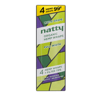 Natty Organic Hemp White Grape Wraps | Item no.: 2115-WG