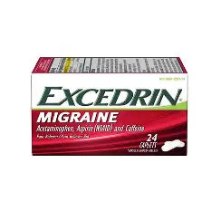 Excedrin Migran Relief (RED), 24 tablets | | Item No.: 1