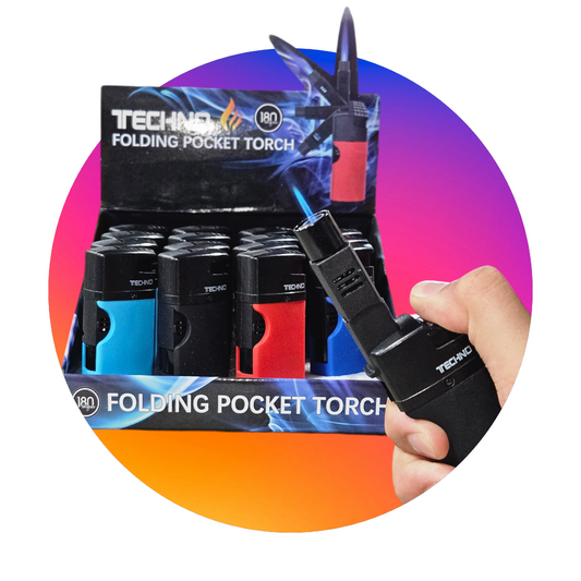 Techno Folding Torch 16ct | Item no.: 3716