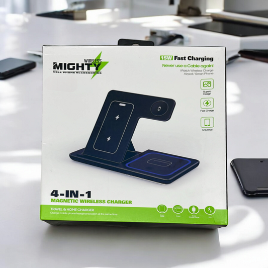 MAGNETIC WIRELESS CHARGER 4 in 1 | Item no.: