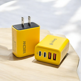 120W 4-Port Fast Wall Charger – Dual USB-C PD & Dual USB-A QC 3.0 | Item no.: 3267-4