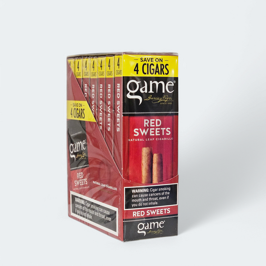 Game RED Sweet Cigarillos 7 Packs Of 4 (Save On 4) | Item No.: N/A