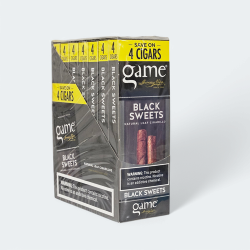 Game (4pk Black Sweet) Cigarillos 7 Packs Of 4 (Save On 4) | Item No.: 1750