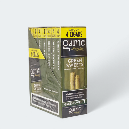 Game (4pk Green Sweet) Cigarillos 7 Packs Of 4 (Save On 4) | Item No.: 1750