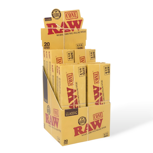Raw 20 Cones 1 1/4 | Item No.: 3342