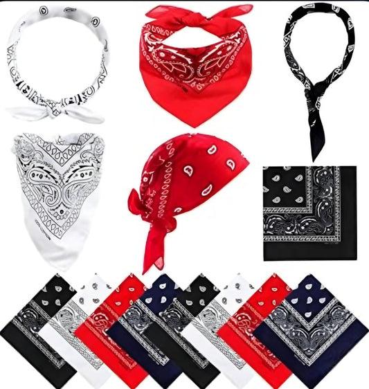 Bandana Assorted Color 12ct | Item no.: 1045