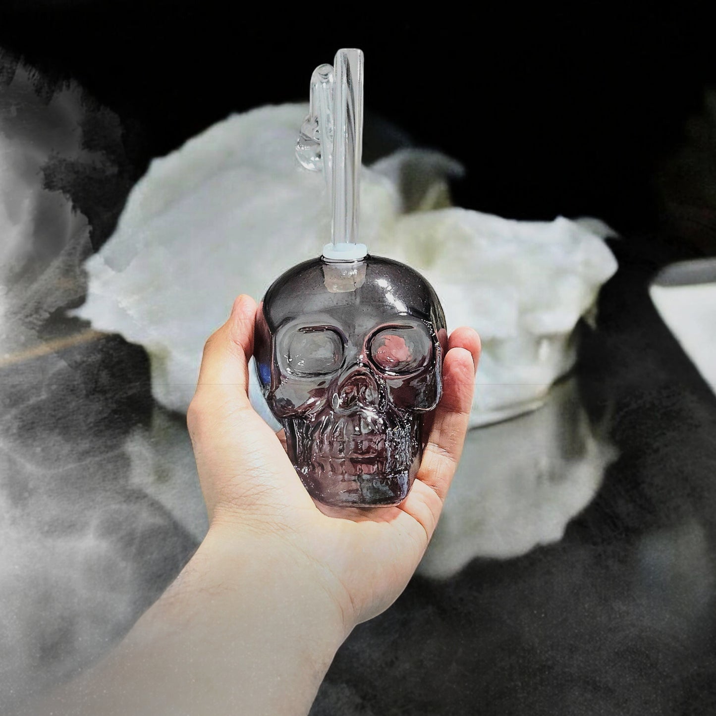 Water Pipe Skull Bubbler | Item No.: 2507