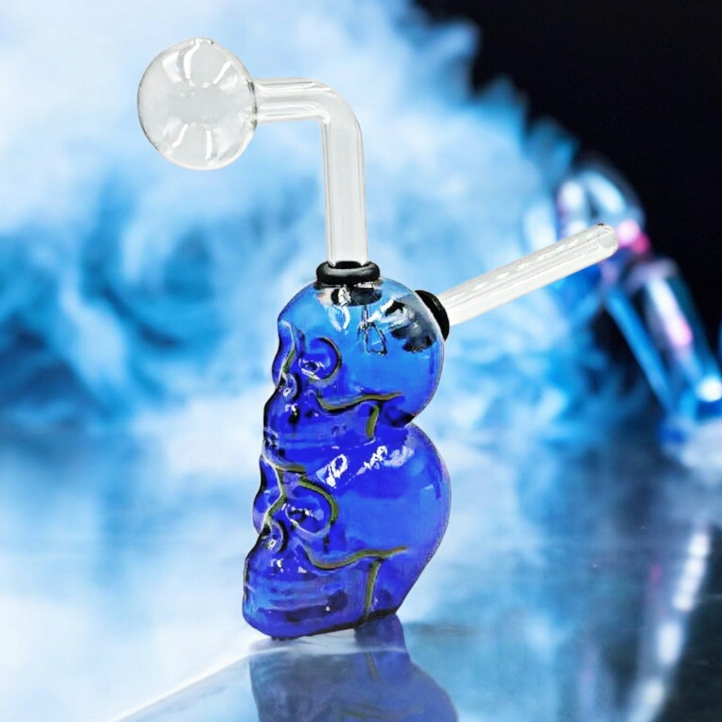 Water Pipe Double Skull Bubbler | Item No.: 2624