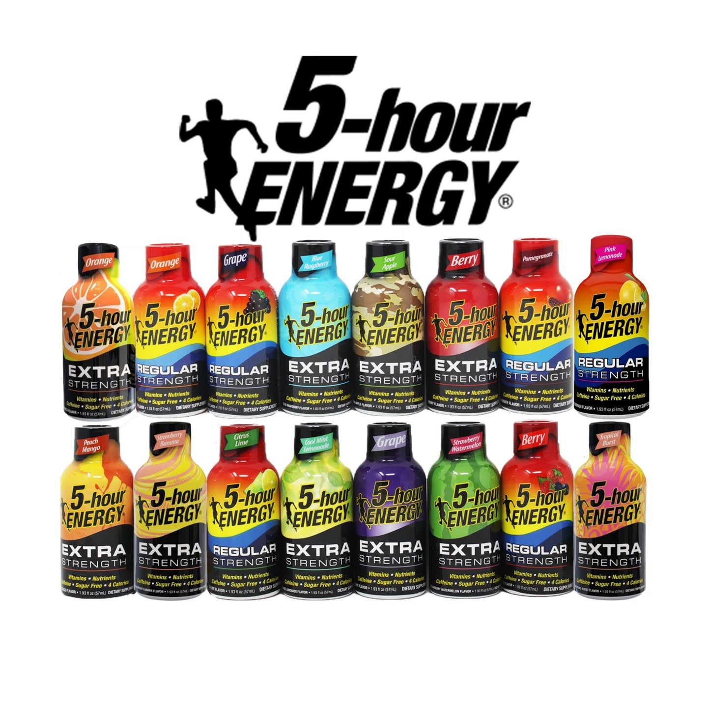 5 Hours Extra Energy Shots (12 per pack) | Item no.: 273