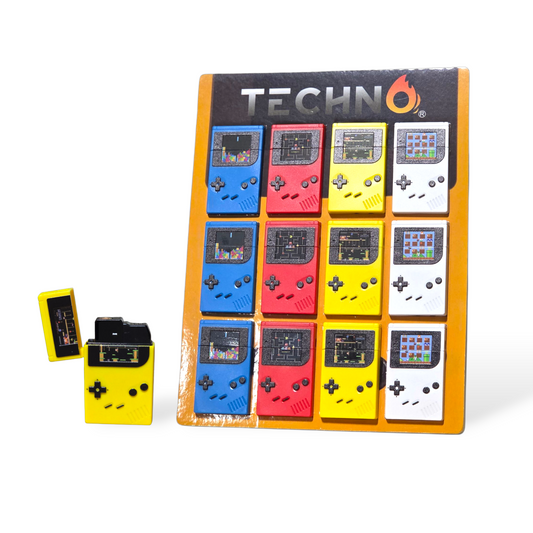 Techno Game Flip Top Lighter 12ct | Item no.: N/A