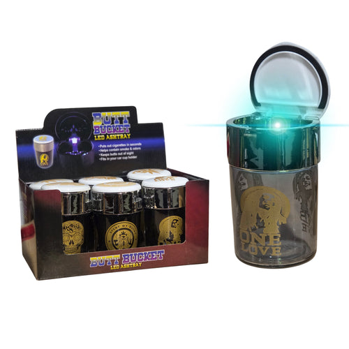 Glass LED Butt Bucket 12ct | Item no.: 2416