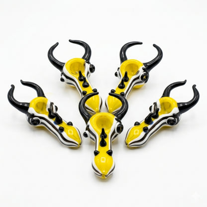 LARGE Glass PIPES Rhino Horn| | Item No.: 2863