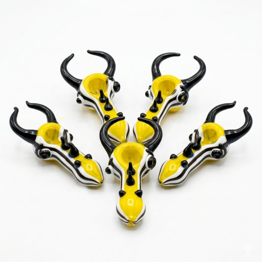 LARGE Glass PIPES Rhino Horn| | Item No.: 2863