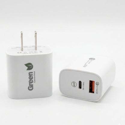 Home Charger 20W Fast Green Connection Charger Adapter | Item no.: 3267