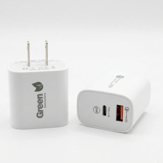 Home Charger 20W Fast Green Connection Charger Adapter | Item no.: 3267