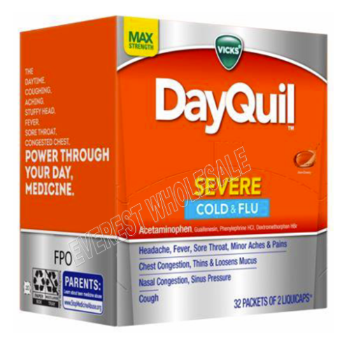 Vicks Dayquil Severe Cold&Flu 32 Pockets | | Item No.: 1248