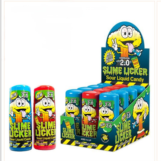SLIME LICKER 2.0 BLUE RAZZ & STRAWBERRY 12-count Display