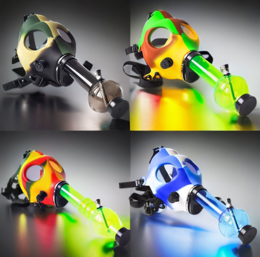 Gas mask double Multi-colors | Item no.: 2415