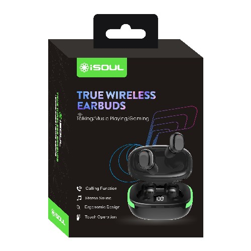 iSOUL True Wireless Bluetooth Earbuds MK174 1ct