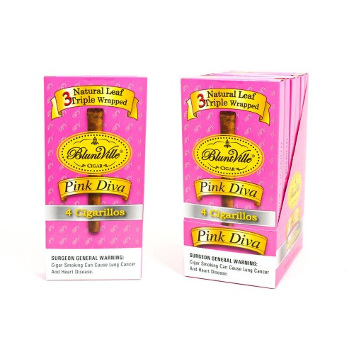 Bluntvill Pink Diva 4 cig 5pk| Item no.: N/A