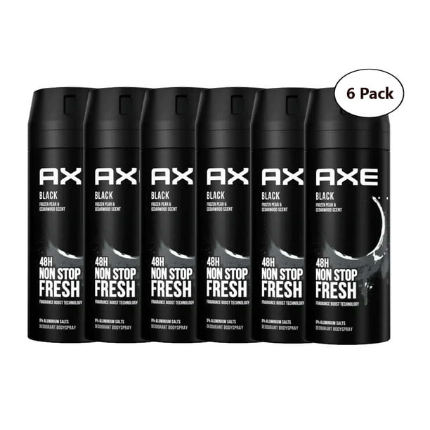 AXE body spray 150ml deodorant, variety of fragrances (pack of 6) | Item no.: 522