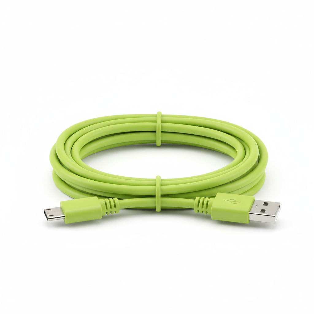Cable Micro 3ft Green Connection 1ct | Item no.: 1110