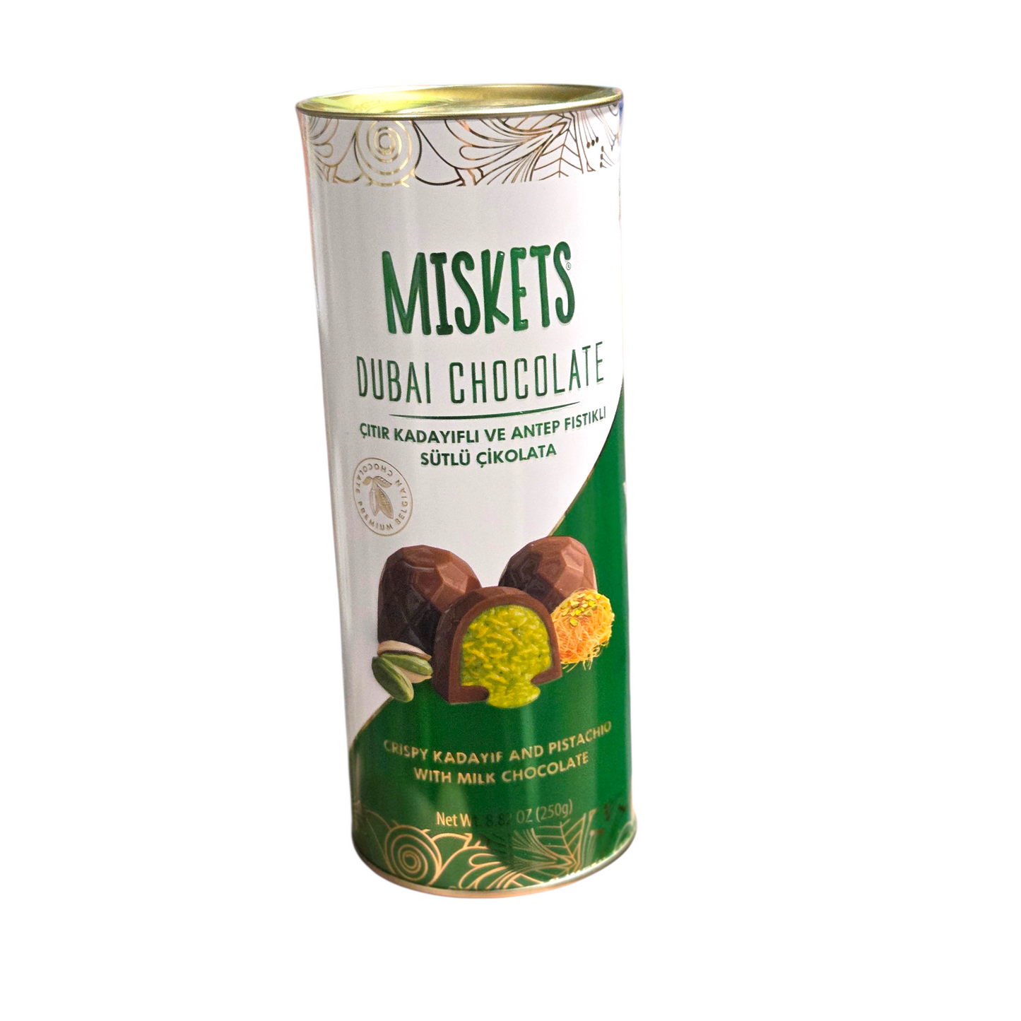 Miskets Dubai Chocolate Cane 250g 1ct