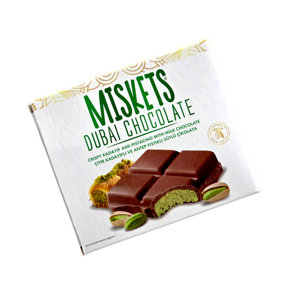 Miskets Dubai Chocolate Medium 100g 12ct